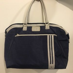 Jessica Simpson blue and grey tote